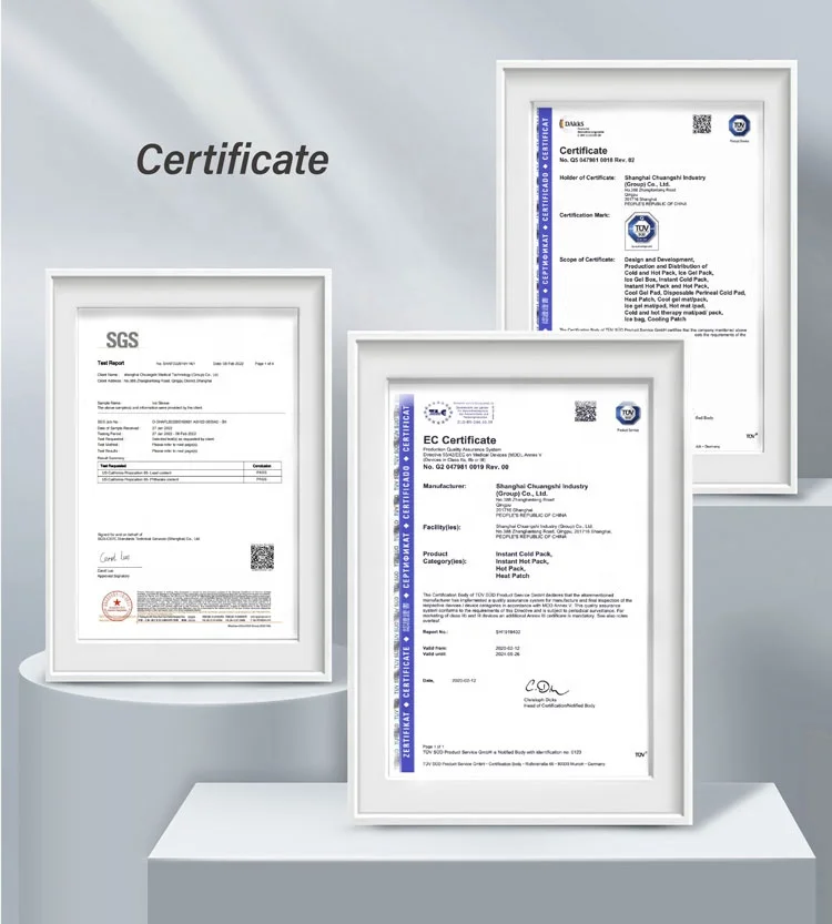 CSI Patent Gel Reusable Hot Cold Compression Therapy Cold Therapy Compression Sleeve Reusable Gel Pack