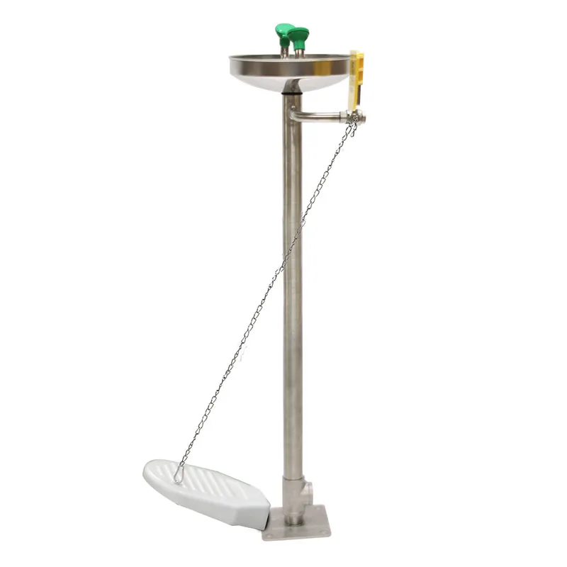 Emergency Foot Pedal Stand Eye Wash Station