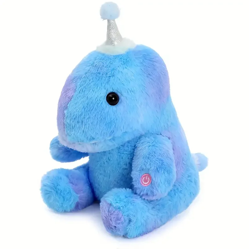 Hot Selling Creative Cute Dino Plushie Toys With Colorful Light Stuffed Animal Toy Soft Peluches Light Up LED Dinosaur Plush Toy
