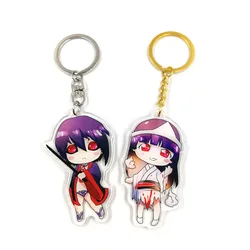 Custom Transparent Laser Cutting Anime Character Acrylic Plastic Keychain Charms