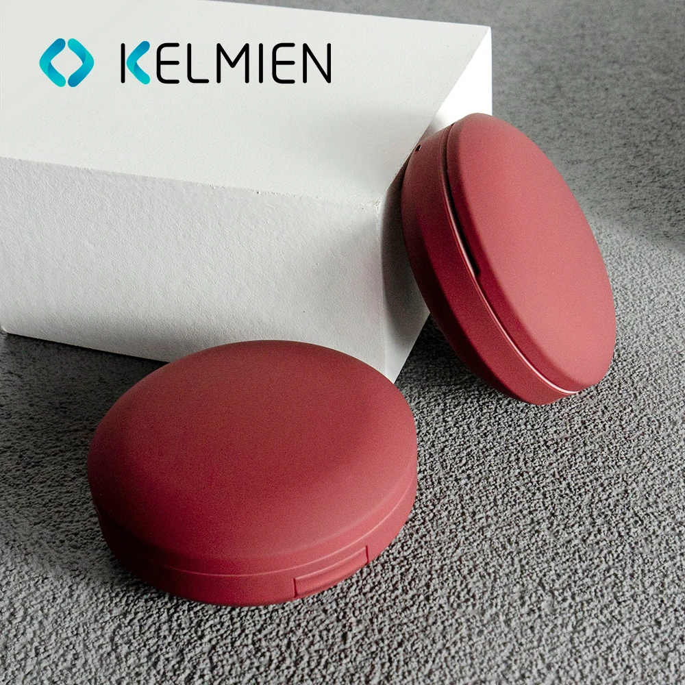 Empty  bb cream air cushion foundation compact case customized round cosmetic pressed powder concealer compact case with mirror
