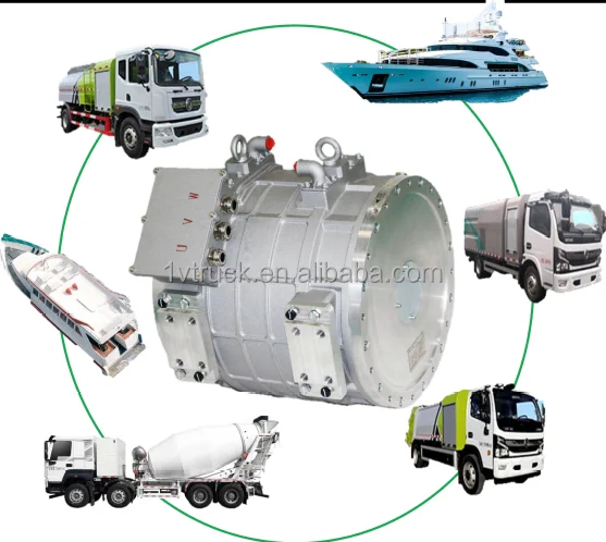 yiwei hot sale high voltage 540V 150KW 3000N.m 3500RPM PMSM ev motor for 13T Electric Vehicle Boat Bus Excavator Conversion