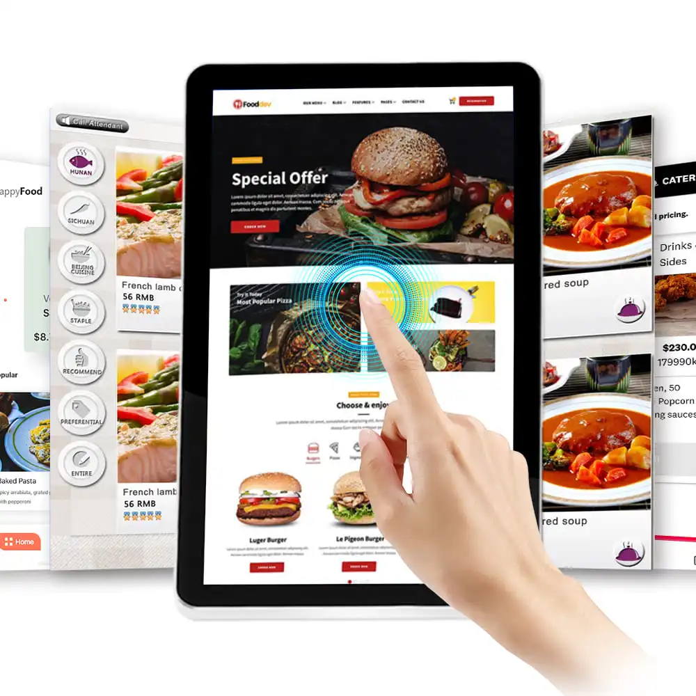 23.6 inch android payment kiosk design ideas with nfc curved touch screen thermal printer kiosk self-service kiosk