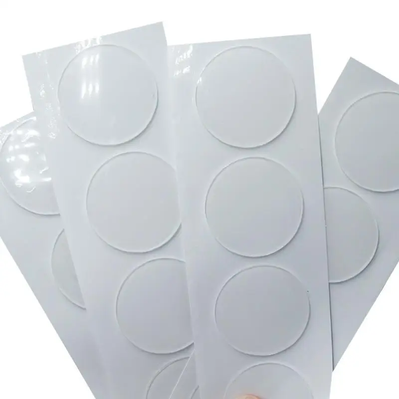 Round Transparent Acrylic Double-Sided Adhesive Wall Hooks Ornaments Nano Dot Adhesive Stickers Strong High Sticky No Trace