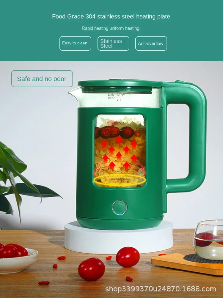 Hot Selling 1.8 Liter Stainless Steel Electric Kettle Quality Portable Cordless Glass Water Boiler for Home Use Coffee Feature