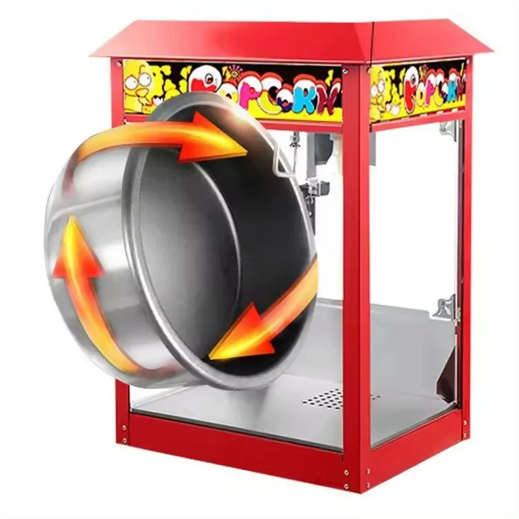 2024 china Hot Salecommercial automatic popcorn machine stainless steel popcon maker sell