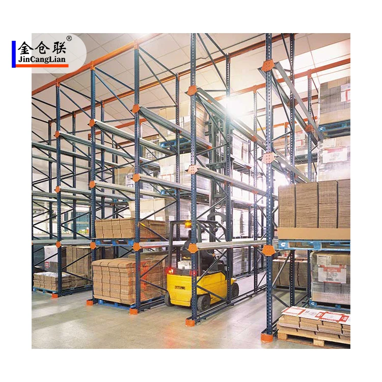 Heavy Duty Robot Pallet Radio Shuttle Racking Shelves Warehouse Shelving Racks For Sale