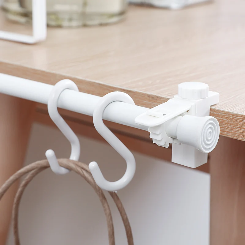 Adjustable Bathroom Telescopic Rods Stainless Steel Shower Curtain Rods For Closet Door Window Bar Bathroom shower pole