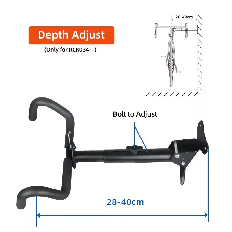 Wall Beam MTB Road Hanging Rack Kids Bike Scooter Hanger Optional Adjustable Mount Bondage Belt Foldable Bike Hook