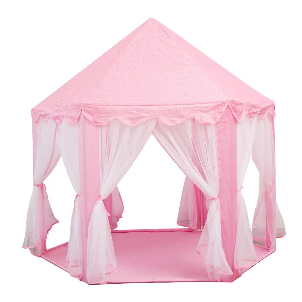
Princess tent high quality indoor outdoor pink kids tent children playhouse kids play tent 