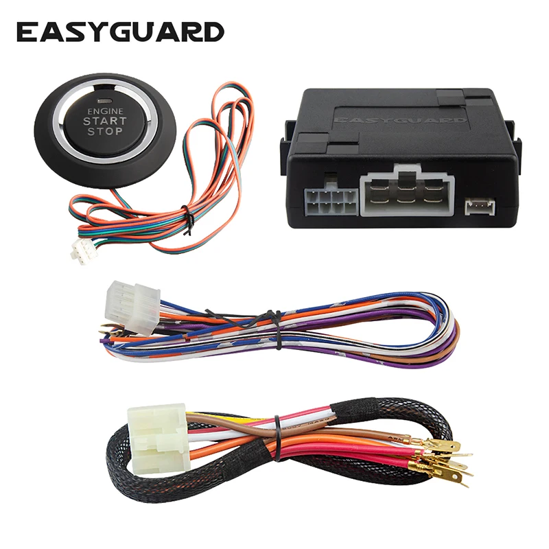 EASYGUARD двигателя автомобиля кнопка старт DC12V с дистанционного запуска для автоматических машин по желанию переключаться между ACC-ON-OFF