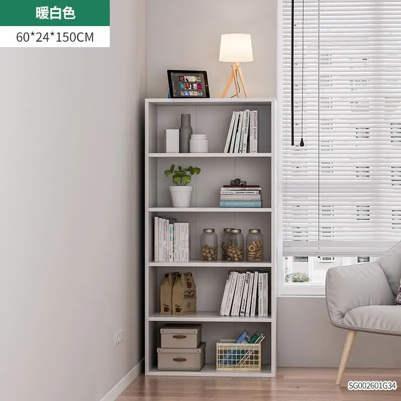 Wall Corner Shelf Storage Rack Metal Book Shelf Cabinet Furniture Bookshelf Library Wooden Bookcases