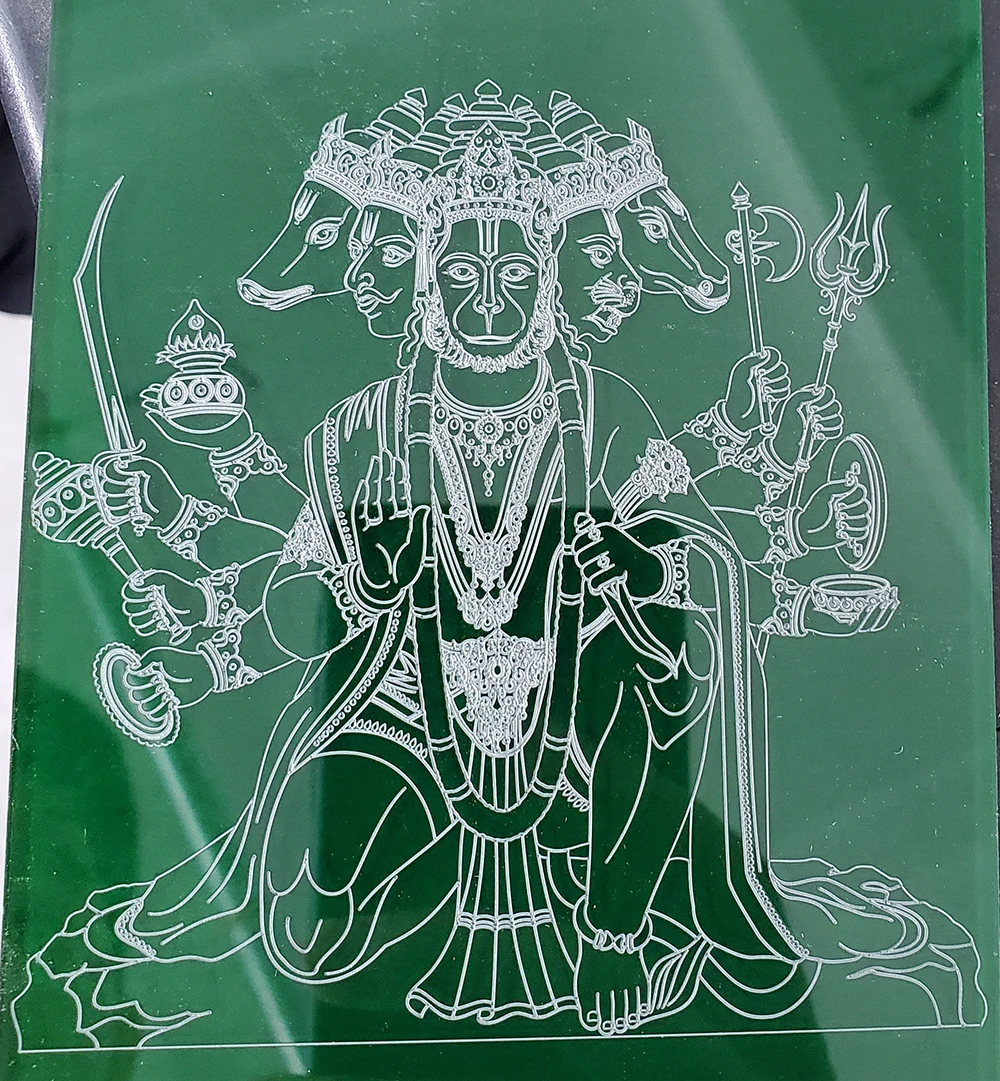 All-in-One CO2 Marker 30W 40W 50W Acrylic Gift Design Dual Color Plate Wood RF Tube CO2 Laser Marker for good news