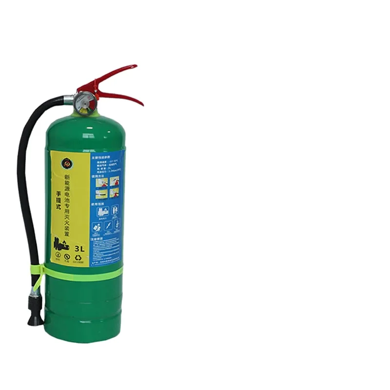 New energy electric vehicle fire extinguisher lithium battery fire extinguishing device