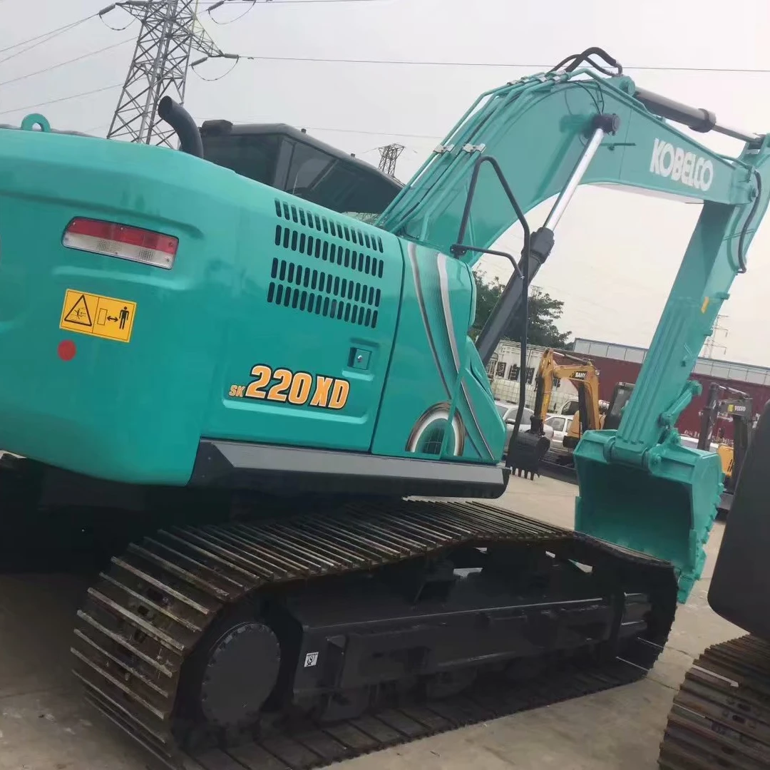 Лидер продаж подержанный экскаватор kobelco sk220XD sk230-6 sk250 0 9 М3 22 тонны Большой Гусеничный Экскаватор хорошего качества