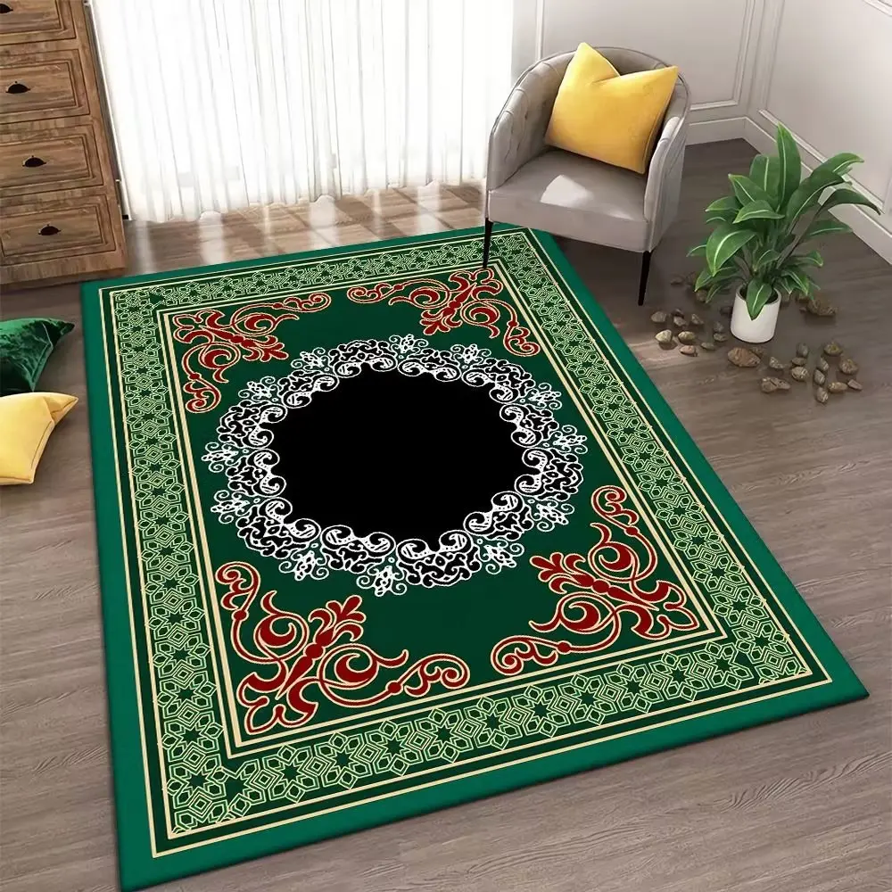 Velvet Worship Tassel Print Luxury Ramadan Mat Turkey Indonesia 100% wool islam prayer rug