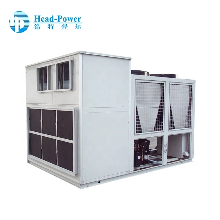 10TON Commercial Use Anti-corrosion Copper Fins Rooftop Packaged Unit Customized Central Air Conditioner Good Price