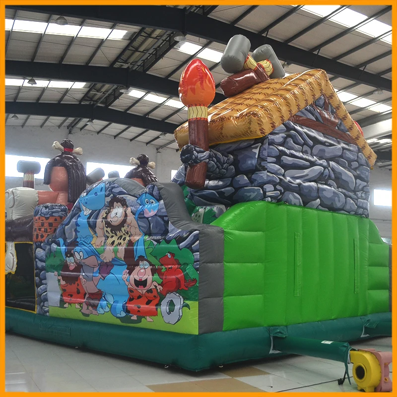 Kids primitive theme inflatable bounce amusement park playground