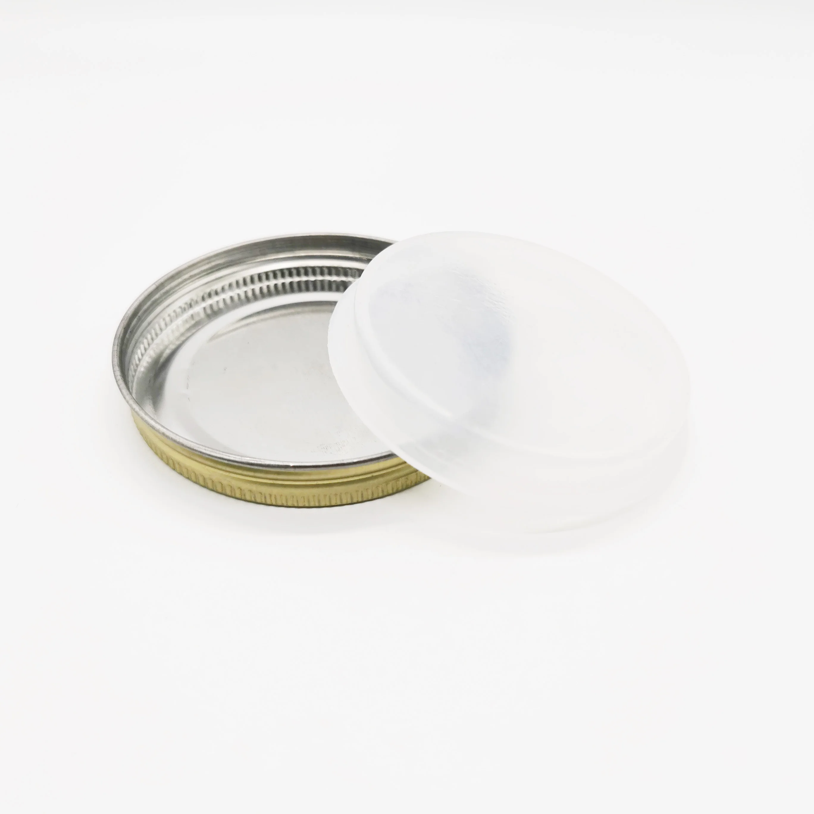 
high quality metal screw lids non spill with plastic cap for can making 