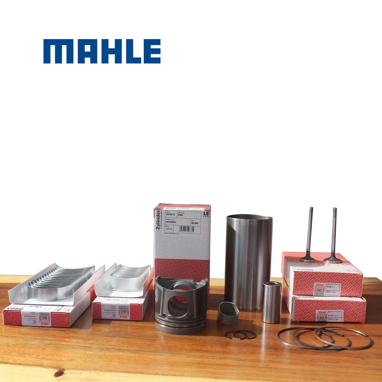 New D6D Engine Overhaul Rebuild Kit MAHLE Liner Kit for Volvo EC210B Excavator and Skid Steer Loader