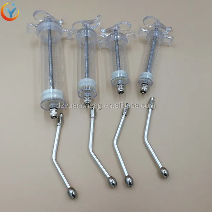 Veterinary Drencher Feeding Medicine Gun Automatic Syringe Injector Feeding Syringe for bird