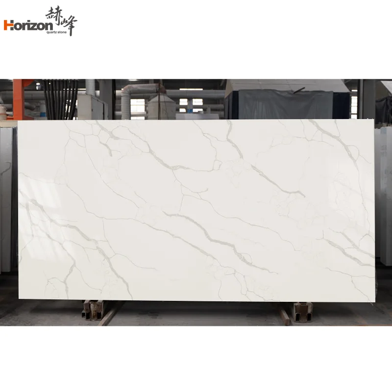 Horizon искусственный мрамор для кухонной столешницы кварцевый камень Calacatta белый сделано в