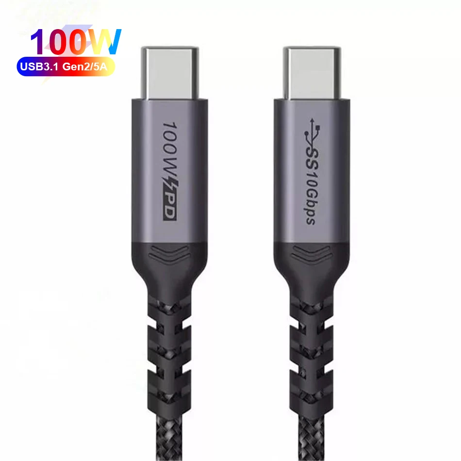  18 Вт/20 Вт/45 Вт/60 Вт/100 Вт кабель для зарядки мобильного телефона USB C Type зарядного устройства быстрой передачи