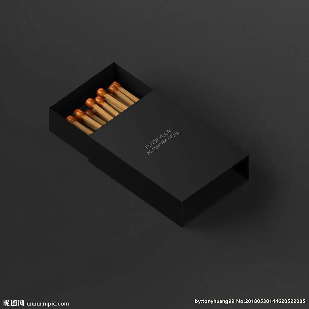 Wholesale of manufacturers Support customization colorful long matchbox printed box wooden scented match