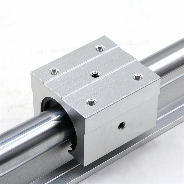 SBR Linear Shaft With Support 10mm/12mm/13mm/16mm/20mm/25mm/30mm/35mm/40mm/50mm