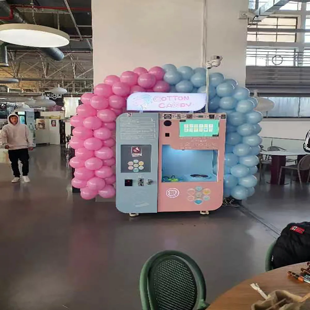 High Profit High Benefit  Low Cost Fully Automatic Cotton Candy Vending Machine Business Vending Machine