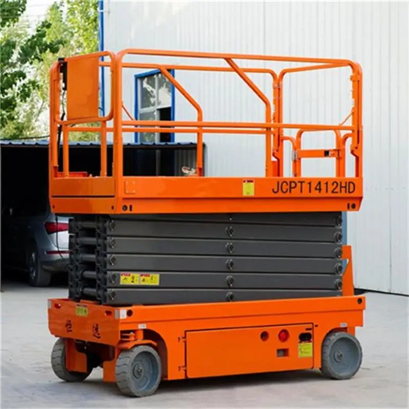 10m Self Propelled Telescopic Automatic Hydraulic Battery Scissor Ladder Lift 6m~18m for Hydraulic Mobile Electric Scissor Lift