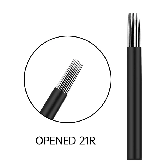 Manual Semi-permanent Eyebrow Tattoo Coil Machine Needle For Beauty Institutions Round Needle for Eyebrow Tattoo