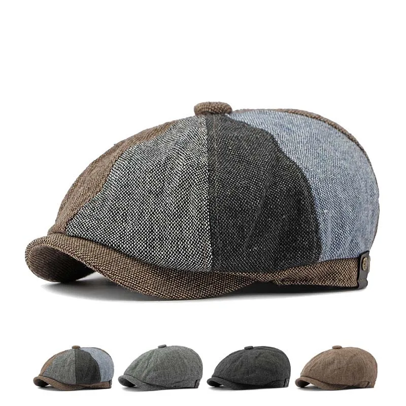 Berets Cotton Flat Advance Driver Flat Cap Men Casual Newsboy Sun Hats Korea Style Spring Summer Women Men Beret Hats
