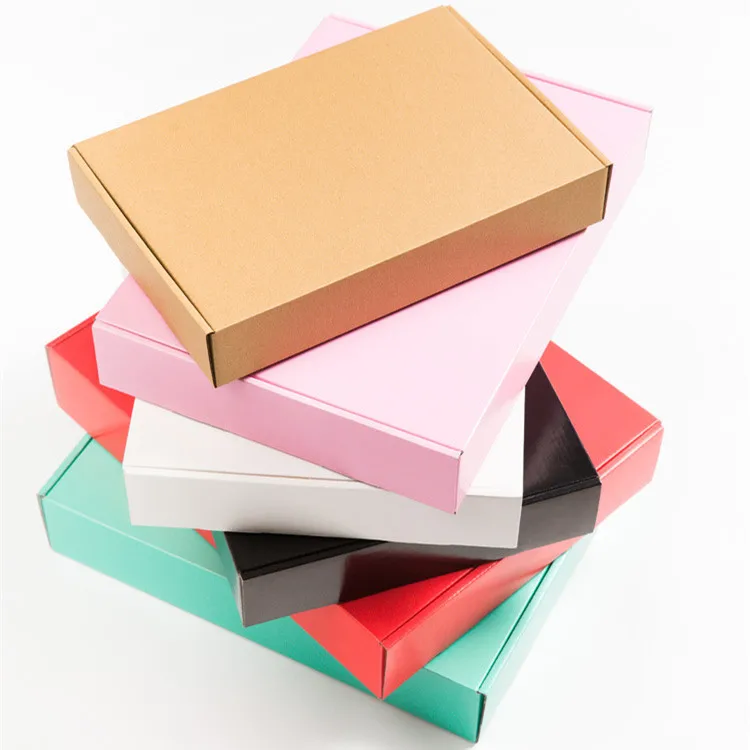 OEM accepted Custom logo design kraft corrugated mailing packaging paper boxes (62316194874)
