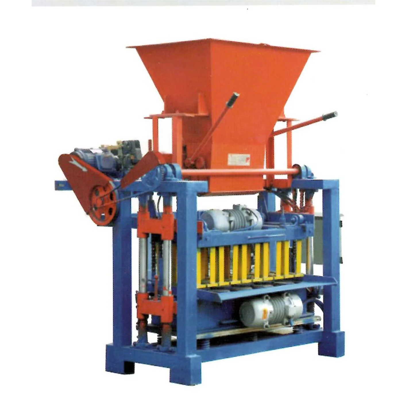small scale block brick making machine semi automatic cement brick making machine 400*200*200