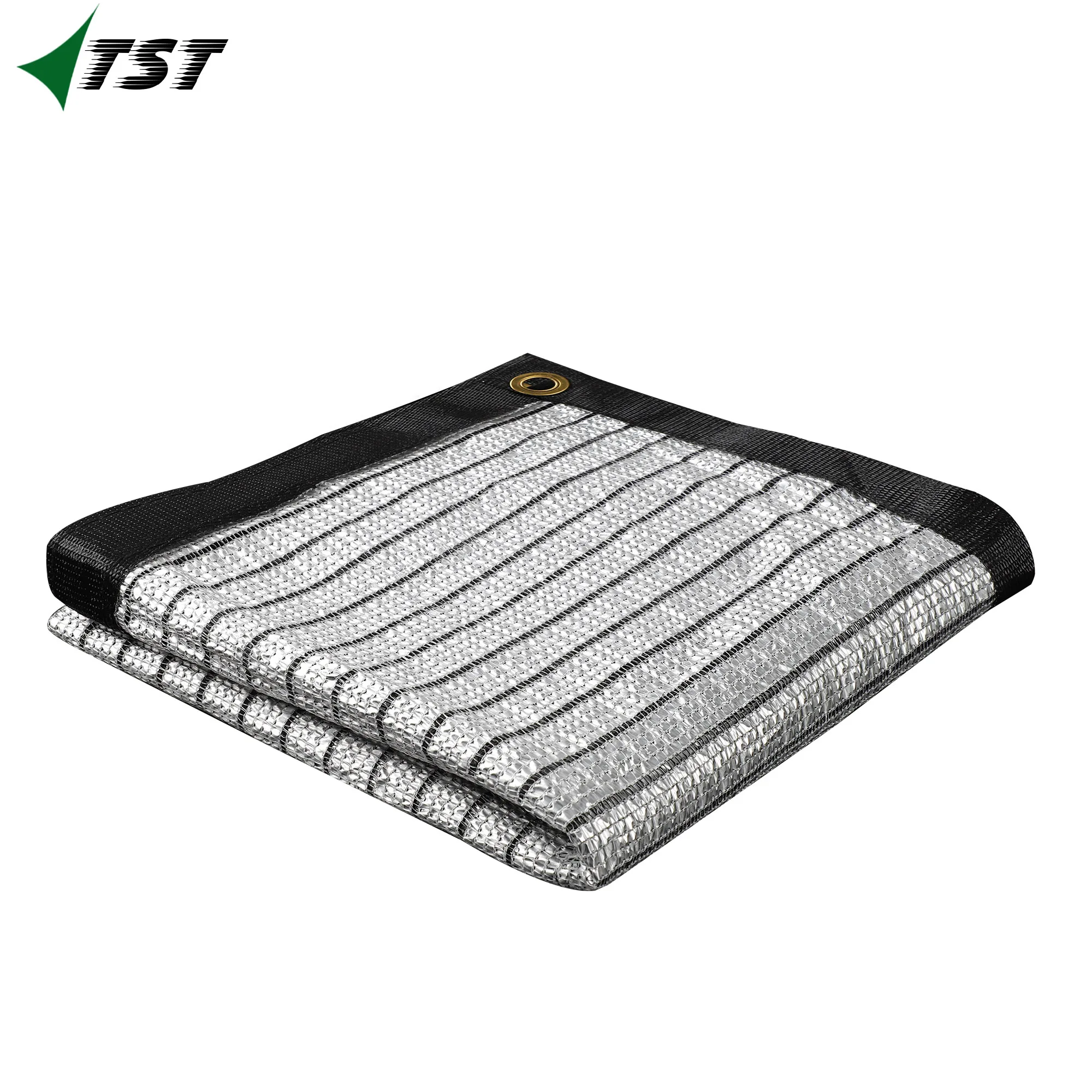 75% Reflective Aluminum Sun Shade Cloth Mesh Sunshade Ventilation Front & Rear Car Cover