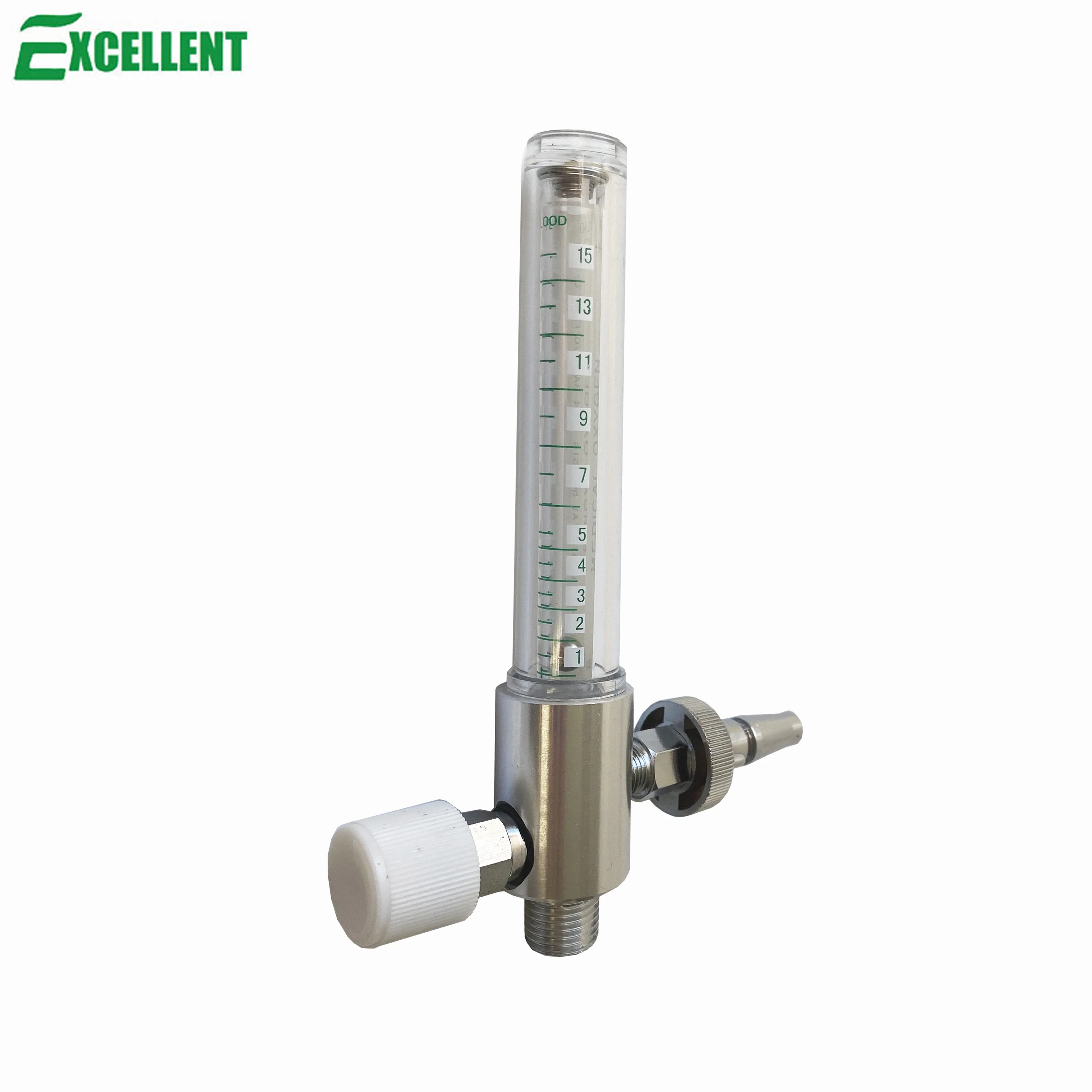 Good price Brass Wall mounted Medical oxygen flow meter for hospital oxygen wall outlet