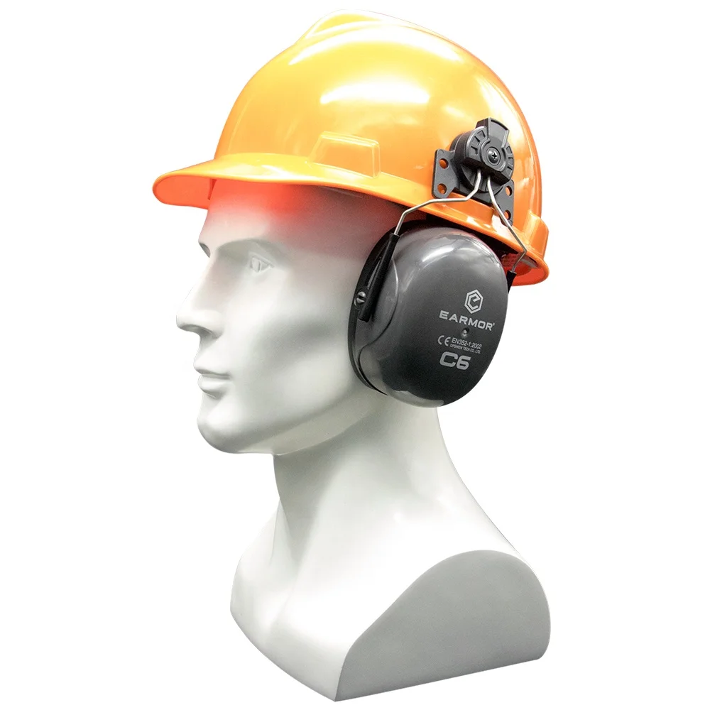 EARMOR hearing protection C6H Headband, Adjustable, Soundproofing Earmuffs Sound Reducer, Ideal for Shooting and Hunting