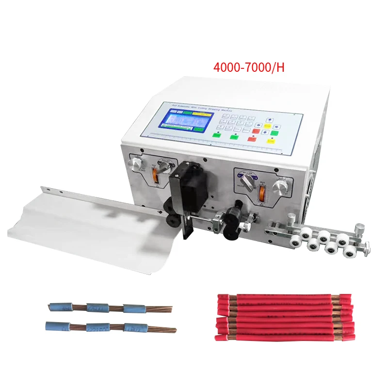 automatic high speed wire cutting and stripping machine