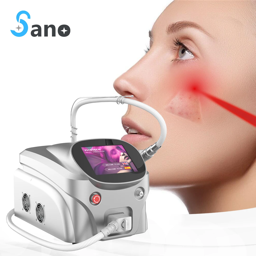 portable q switch nd yag pico laser picosecond laser carbon peel gun black doll treatment