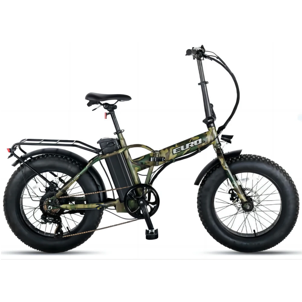 Заводская цена Лучшая распродажа EUROBIKE HA LEI Снежная шина 500 Вт складной грузовой 20-дюймовый электровелосипед