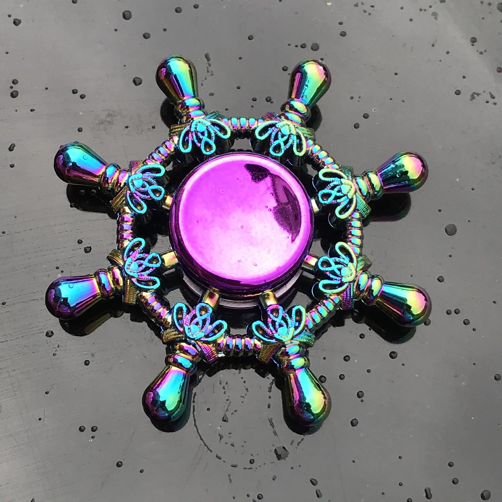New Design Factory OEM Metal Cog Fidget Spinner Metal Hand Stress Relief Toy Fidget Spinner For Adults Kids Metal Fidget Spinner