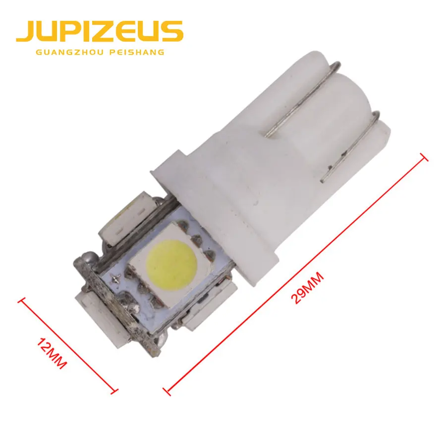 Высокая мощность 194 168 5050 5 SMD без ошибок супер яркая T10 Светодиодная лампа для чтения