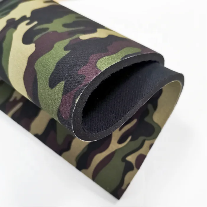Jianbo 3mm Camo Neoprene Fabric for Sale CR Material for Camera Cover Neoprene Fabric Camera Lens Protect Bag/Fishing Pants