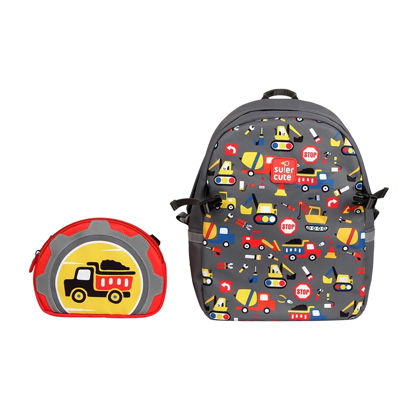 Supercute Waterproof 2 In 1 Shoulder Bag Book Bag School Backpack Children Backpack Kids Backpacks For School