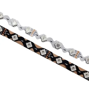 s shape led pixel strip addressable ws2815 ws2813 60leds/m 12V bendable 8mm width led light strip