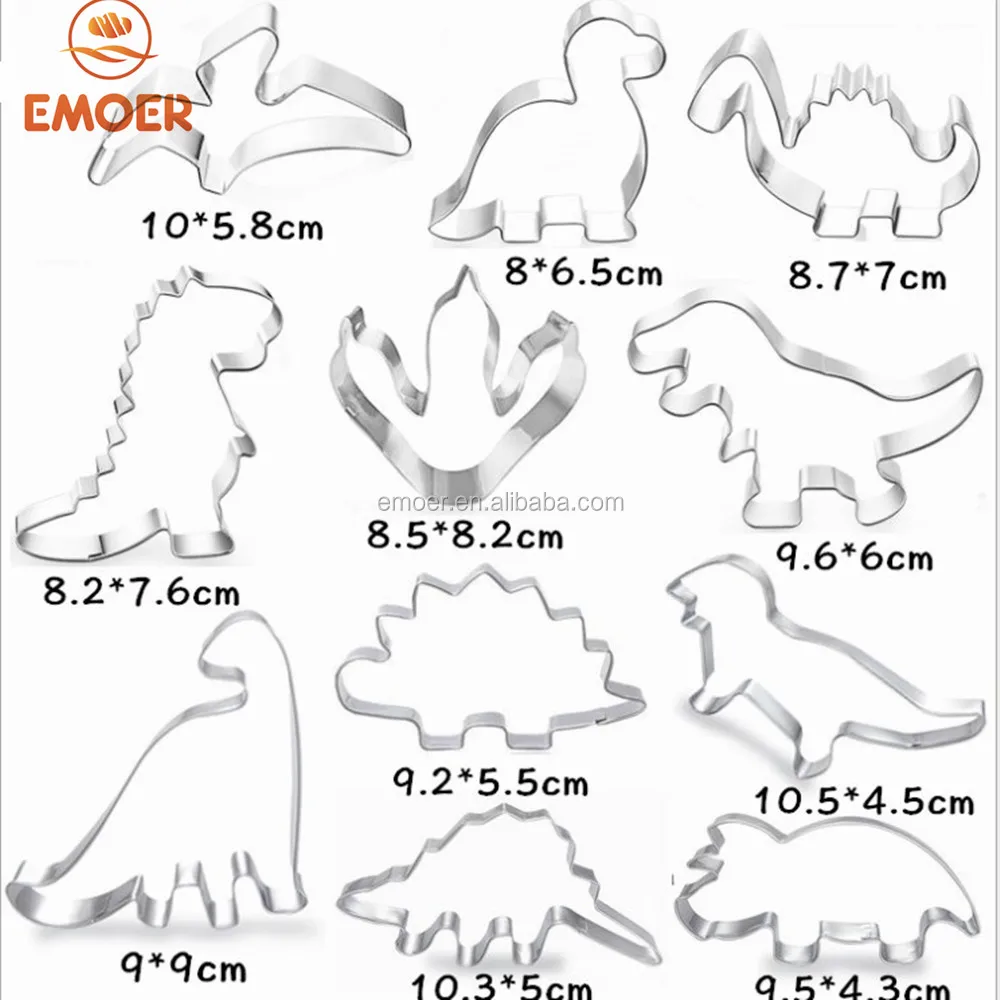 
New Dinosaur Cookie Cutter Set-5 Piece 