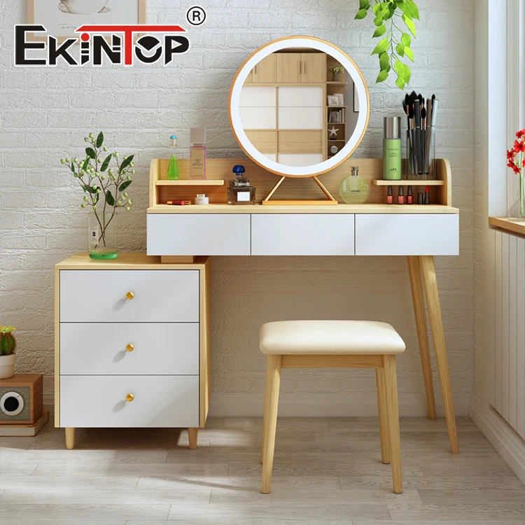 Мебель для спальни Ekintop шкафы макияжа 6 ящиков мебель Зеркальный туалетный