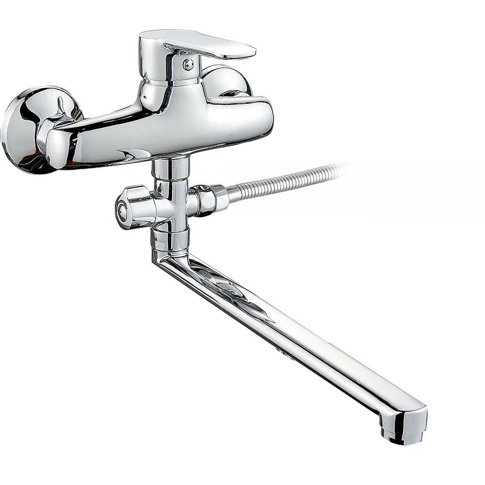 (OZ8295-5F) BOOU high quality wall mount economical mixer water bath&shower faucets hot and cold water for bathtub faucet mixer