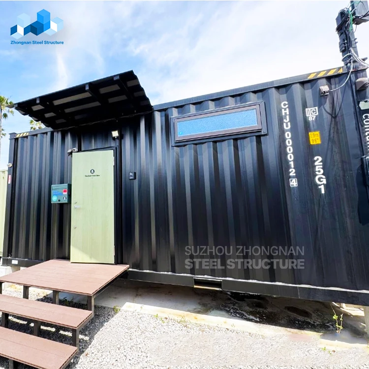 Zhongnan Detachable 20ft Luxury Mobile Home Apartments Tiny Prefabricated Modular House Portable 2 Bedroom Container Houses